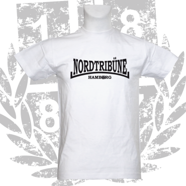 Kinder-T-Shirt W 'Nordtribüne Hamburg', weiß